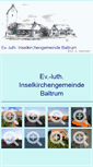 Mobile Screenshot of inselkirche-baltrum.de